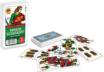 Obrázok produktu pre Plastový kufrík Schafkopf/Tarock Bavorský obrázok, 1 kus