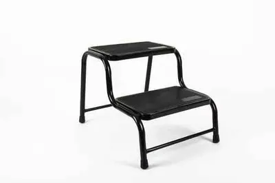 Produktbild von Carbest Doppeltrittstufe 2-stufig, Schwarz – Rutschfeste Trittstufe