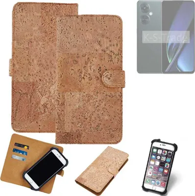 Produktbild von K-S-Trade Hülle kompatibel mit Oppo K11x  Kork Handyhülle Cover  Schutzhülle TPU Case Bumper in Hellbraun, (1x)