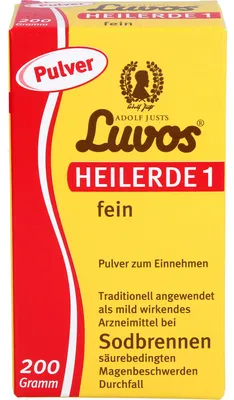 Produktbild von Luvos Heilerde 1 fein Pulver bei Sodbrennen, 200 g Pulver