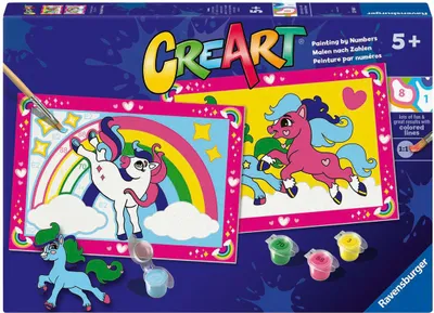 Image de Ravensburger CreArt Peinture sur Numéro - Licorne