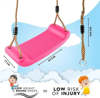 Image de Balançoire pour adultes et enfants, avec siège, 75 kg