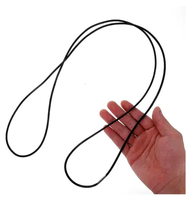 Produktbild von Elastische Gummibänder 3 Stück 140 cm Schwarz Wiederverwendbare Müllbeutelhalter für Mülleimer Büro Haushalt