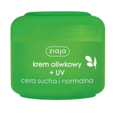 Image de Ziaja crème visage à l'huile d'olive avec protection UV pour peaux sèches et normales, 50 ml