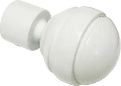 Produktbild von Gardinia Endstück Kugel für Ø 20 mm weiß cm
