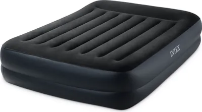 Produktbild von Intex Indoor Luftbett Queen Pillow Rest Raised aufblasbar 203 x 152 x 42 cm Pumpe 64124ND