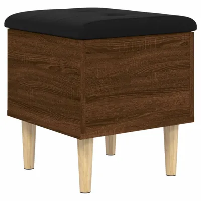 Obrázek produktu pro vidaXL Lavice s úložným prostorem hnědý dubový vzhled 42x42x46 cm
