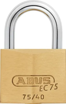 Obrázek produktu pro Visací zámek Abus 75/40 mosazný štítek 40 mm