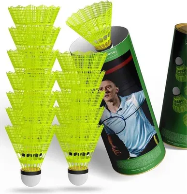 Immagine prodotto di Volani da badminton per allenamenti e competizioni – per uso indoor e outdoor