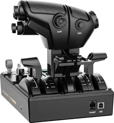 Image de MOZA MTQ Throttle Panel, Flight Base, Black, Composite, 166 mm, 216 mm, 198 mm