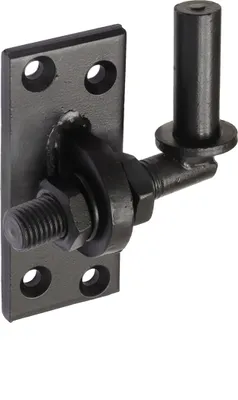 Produktbild von Kloben auf Platte Schwarz verstellbar 16 mm