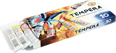Produktbild von Temperafarben 10er Set  - 10 x 16 ml