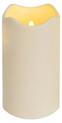 Produktbild von Best Season LED-Kerze aus Kunststoff Lichtsensor, ca.18 x 10 cm, Batterie, 068-24