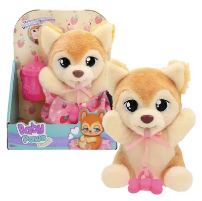 Zdjęcie produktu dla IMC Toys Baby Paws Yummy Shiba, Pies zabawka, 1,5 lat(a), Interaktywny