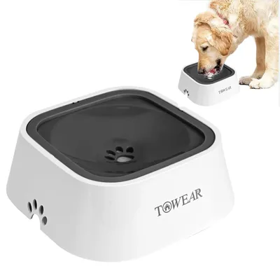 Immagine prodotto di Ciotola per cani antiversamento - Nero - 1,5 litri