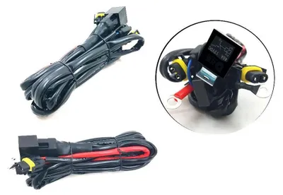 Image de Jeu de câbles pour lampes halogènes pour Volkswagen T5, Golf 5, Golf 6, Passat, Caddy