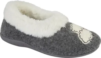 Produktbild von Sleepers - Damen Hausschuhe, Schaf, Kunstfell DF2135 (37 EU) (Grau)