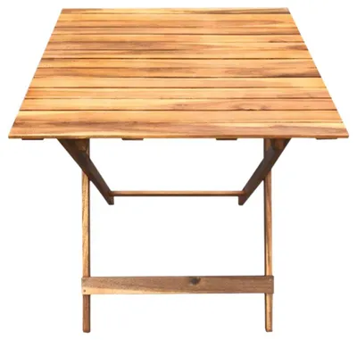 Immagine prodotto di Tavolo Quadrato Pieghevole da Giardino 70x70 cm in Legno