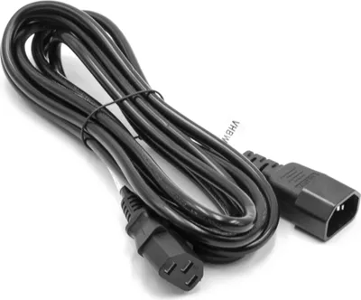 Produktbild von vhbw C13 / C14 Verlängerungskabel Buchse auf Stecker für Kleingeräte - Stromkabel, 3 m