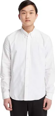 Immagine prodotto di Timberland Oxford Slim Camicia a maniche lunghe Bianco M Uomo Bianco M
