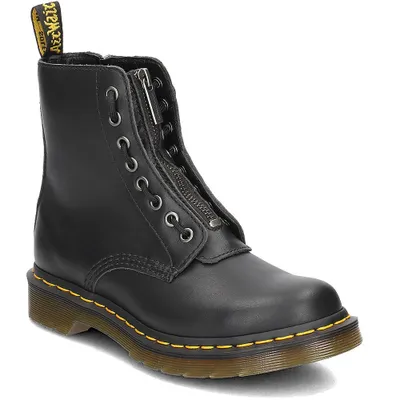 Produktbild von Dr Martens 1460 Pascal Frauen Stiefelette aus Nappa Leder Mit Reißverschluss Vorne Schwarz – 6,5 UK - 40 EU - 8,5 F US / Schwarz