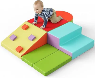 Imagen del producto de Bloques de construcción de espuma de 5 piezas, fabricados con espuma suave y no tóxica