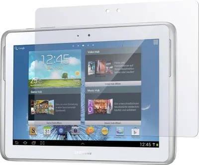 Produktbild von 2er-Pack PhoneNatic Displayschutzfolien klar kompatibel mit Samsung Galaxy Note 10.1