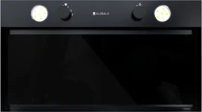 Immagine prodotto di Globalo Floweri 60.2 Cuffia nera | Cuffia di scarico con filtro | Cuffia sottopensile Cuffia da incasso Modulo ventilatore