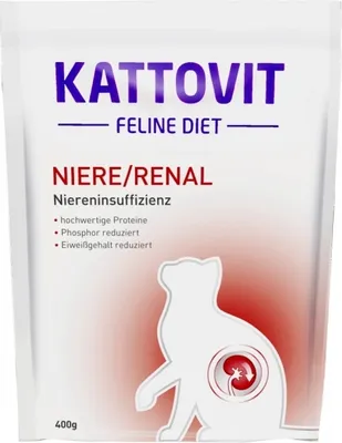 Produktbild von Katzenfutter trocken Kattovit Niere/Renal 400 g
