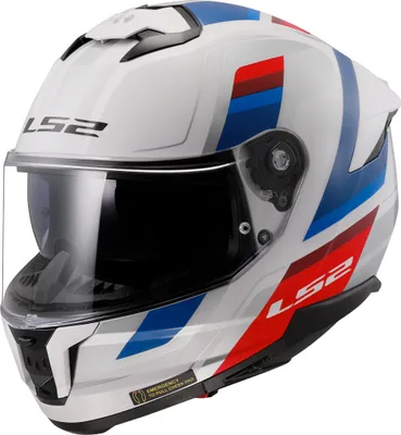 Produktbild von LS2 FF808 Stream II Vintage Helm, weiß/blau/rot, M (57/58)