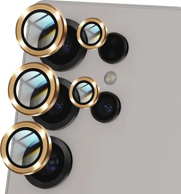 Immagine prodotto di Avizar, fotocamera in vetro temperato per Samsung Galaxy S25 Ultra resistente ai graffi, oro