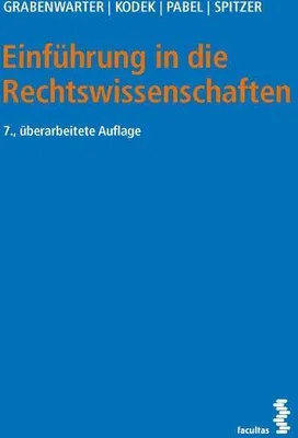 Obrázok produktu pre Einführung in die Rechtswissenschaften