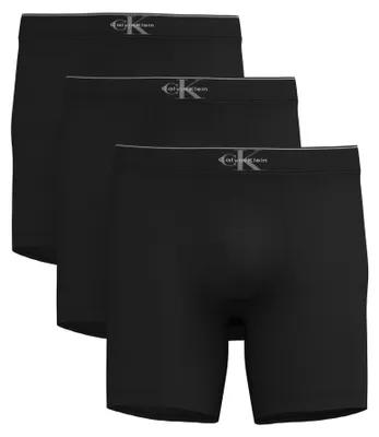 Image de Calvin Klein boxer lot de 3 graphic monogram Coton stretch boxer briefs black hommes