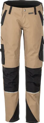 A pair of work pants displayed front-on against a white background.
