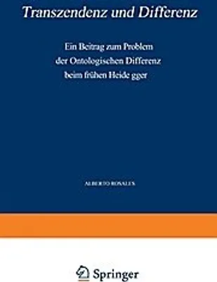 Obrázek produktu pro Transzendenz und Differenz