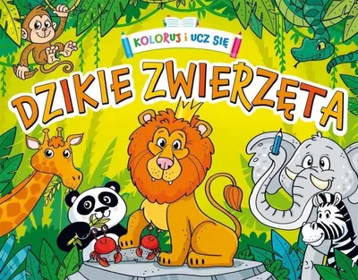 Produktbild von Koloruj i ucz sie Dzikie zwierzeta