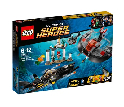 Zdjęcie produktu dla LEGO DC Comics Super Heroes Black Manta Deep Sea Strike, Zestaw do budowania, 6 lat(a), 387 szt.