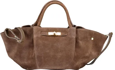 Produktbild von Hausfelder Manufaktur Handtasche Velours Beige onesize