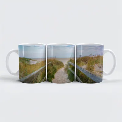 Produktbild von raxxa Premium-Tasse "Weg zum Strand"