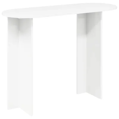 Obrázok produktu pre vidaXL Konzolový stolík, biely, 100 x 39,5 x 75 cm, drevotrieska
