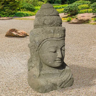 Produktbild von Buddha Figur Büste Kirari 33 x 37 x 120 cm
