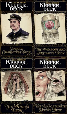 Obrázek produktu pro Call of Cthulhu: Keeper Decks - 2nd Edition - Tabletop-Rollenspiel - English