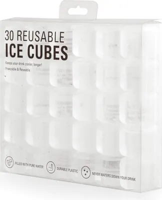 Produktbild von Set mit 30 wiederverwendbaren eiswürfeln Kooduu SYN-ICE-30-1