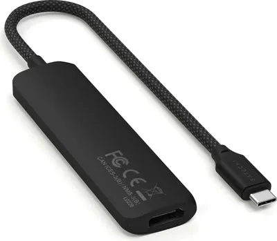 Produktbild von Satechi ST-P4SK, USB Typ-C, HDMI, USB 3.2 Gen 2 (3.1 Gen 2) Type-A, USB Typ-C, 10000 Mbit/s, 60 Hz, 4096 x 2160, 2160p