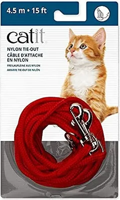Obrázok produktu pre Catit Extra lange Leine, Rot, 4,5 m