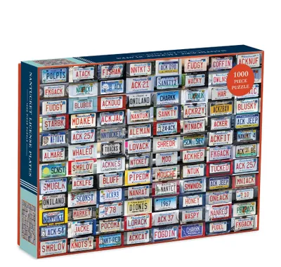 Productafbeelding van GALISON Puzzel: Nummerplaten, 1000 stukjes