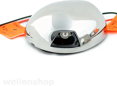 Produktbild von LED Backbordlaterne 112,5° Rot 12V aus Edelstahl, wassergeschütze Elektronik