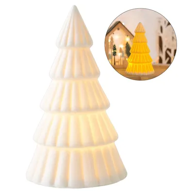 Produktbild von Weihnachtsdeko Innen Weihnachtsbaum Lichthaus, Weihnachtsbeleuchtung, für Weihnachtshaus Windlicht Teelichthaus Tannenbaum Weinachtsdekoration