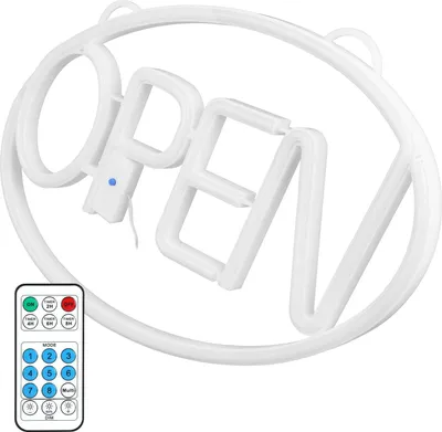 Obrázok produktu pre Neónové svetlo Závesná LED signálna lampa s 12 režimami osvetlenia Diaľkový ovládač Vnútorný vonkajší dekor