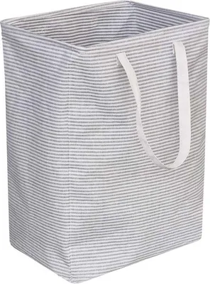 Image de Grand panier à linge carré de 70 litres avec poignées